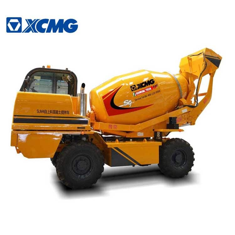 XCMG Official 4m3 Mini Concrete Cement Mixer Truck SLM4 for Sale